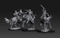 Mobile Preview: Armoured Wood elves on Elk