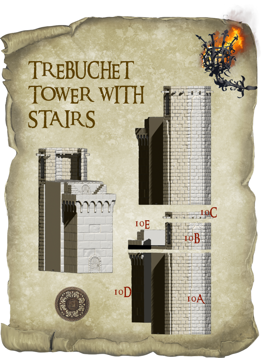 Trebuchet Tower with Stairs - Kopie