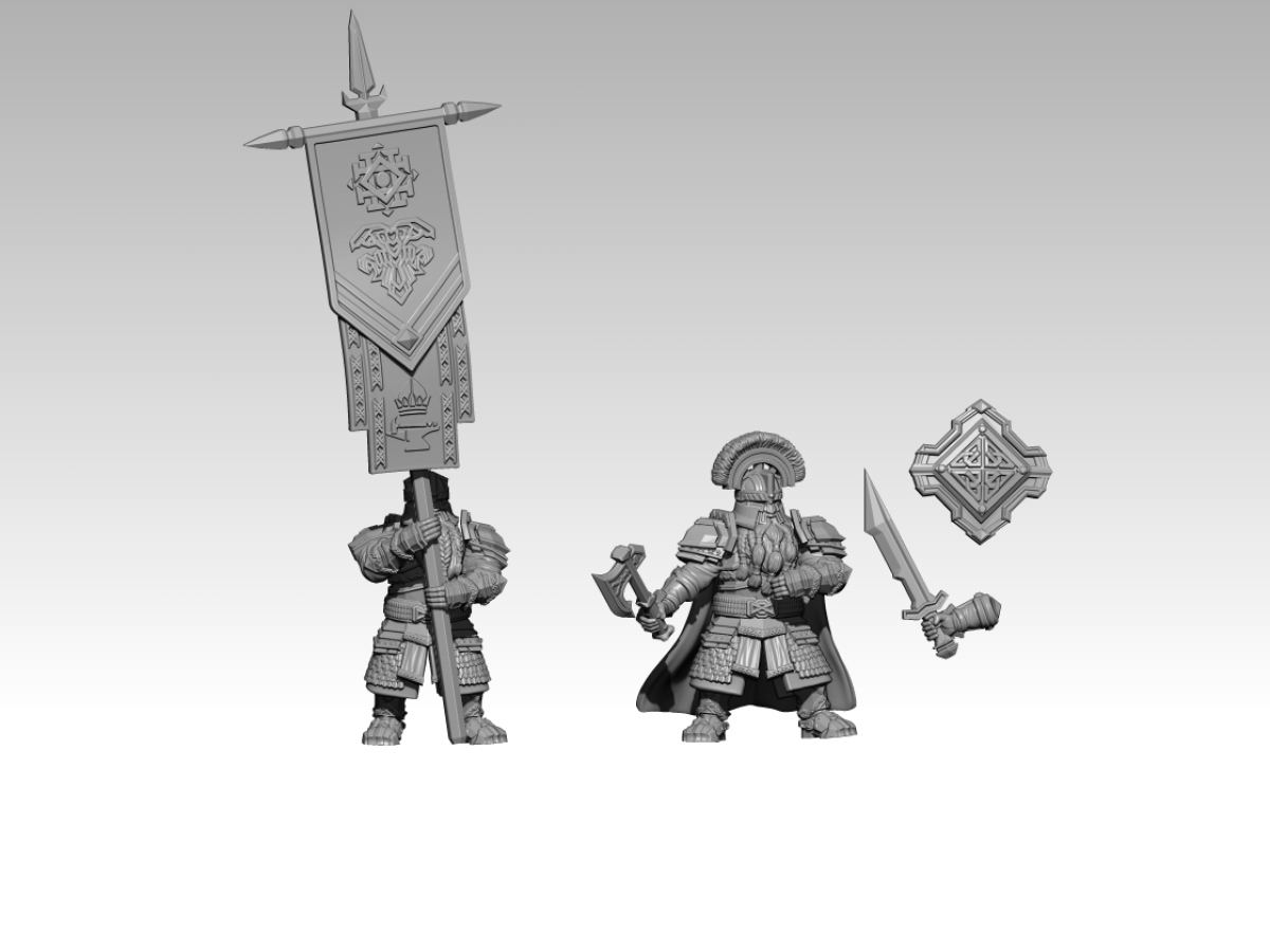 Dwarf Commanders Set1