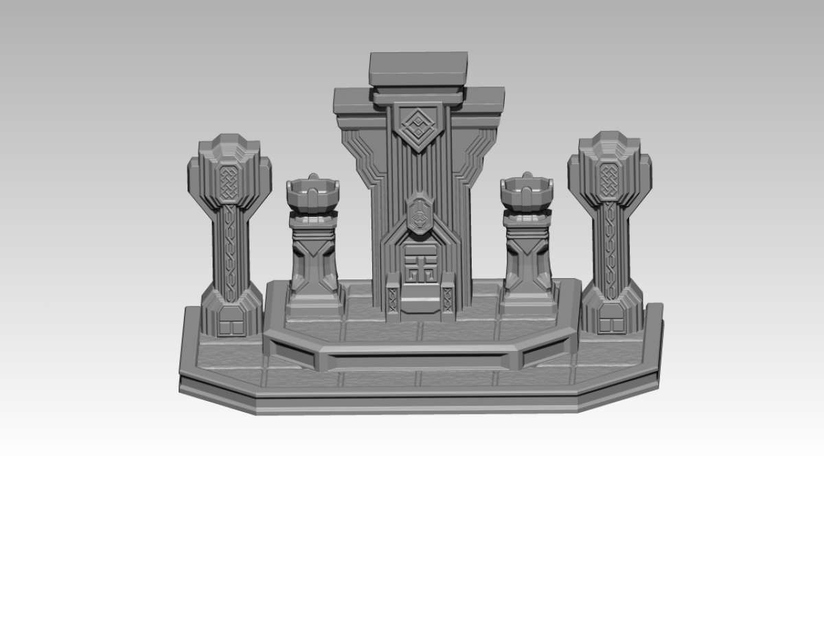 Dwarf throne