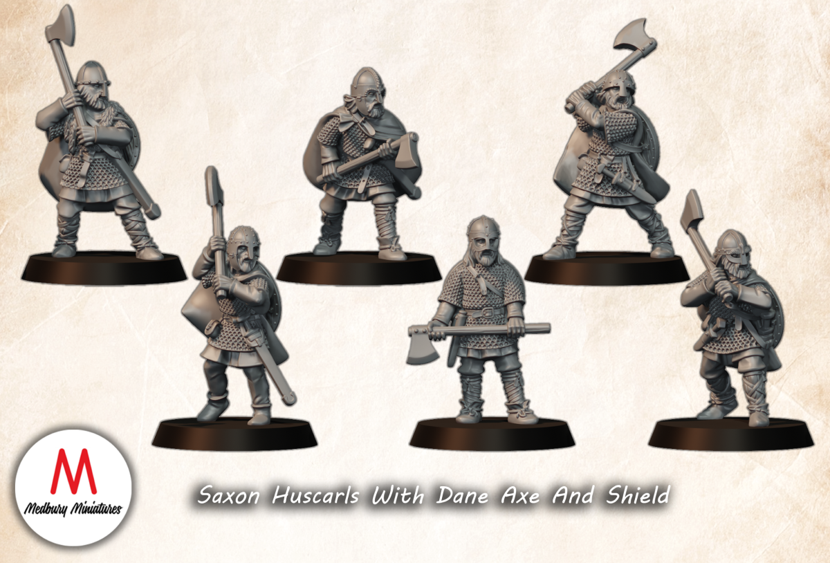 Gepanzerte sächsische Huscarls