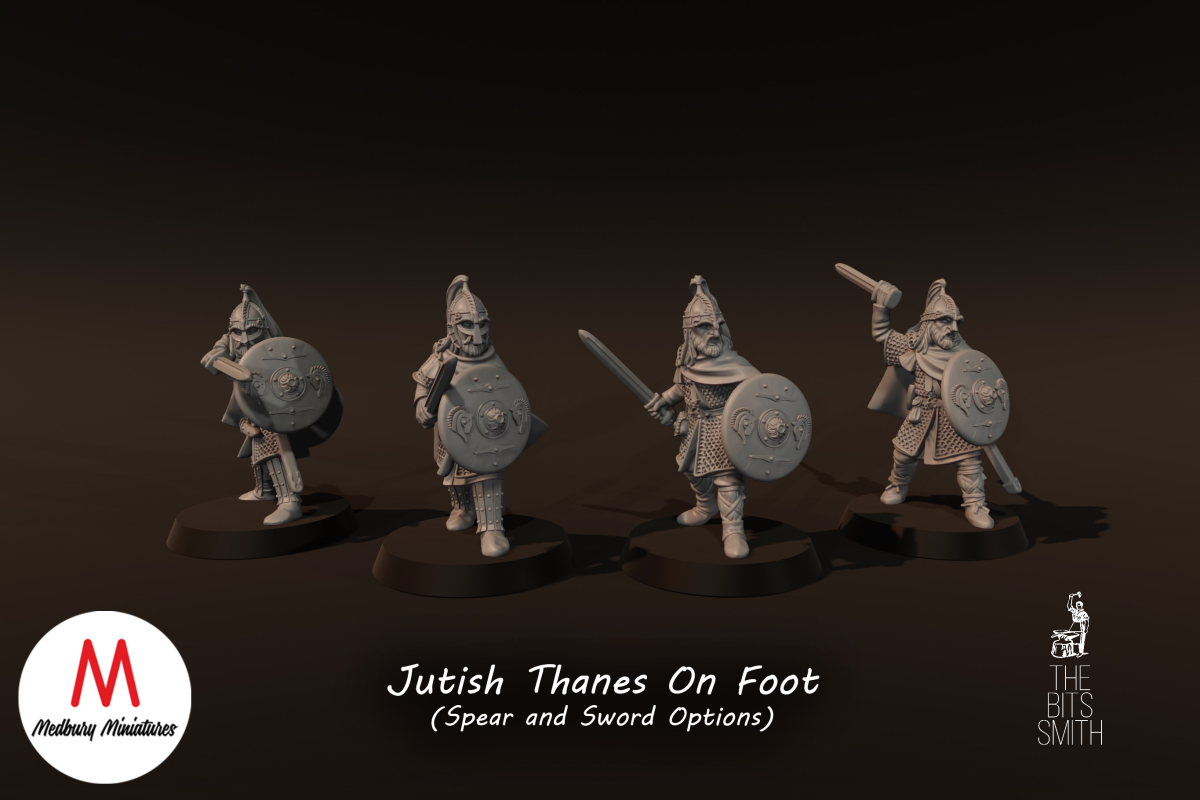 Jutish Thanes mit Schwert oder Speer