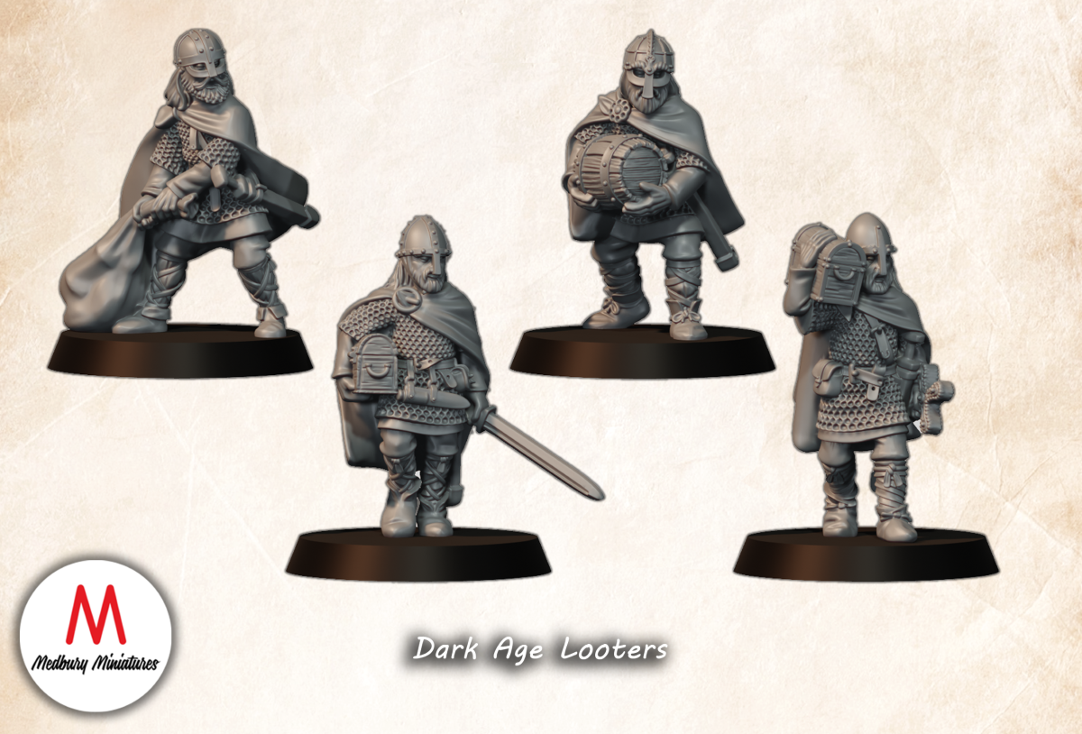 Mittelalterliche Plünderer