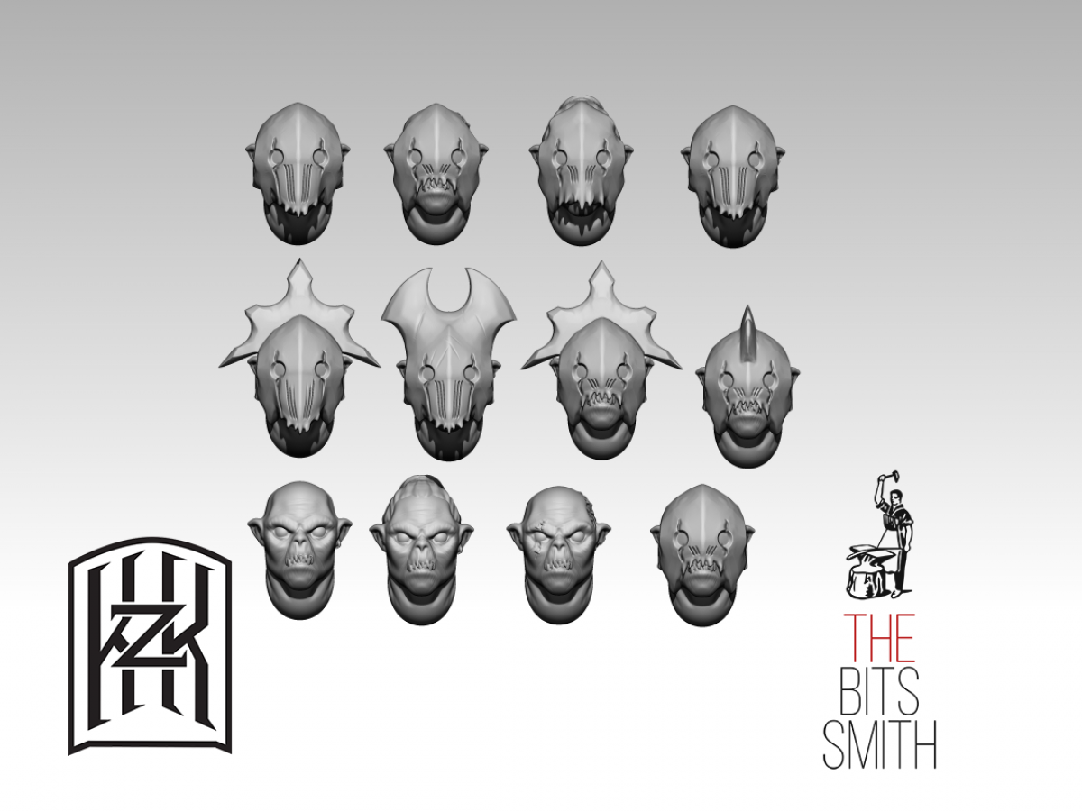 Orc Heads (12x)