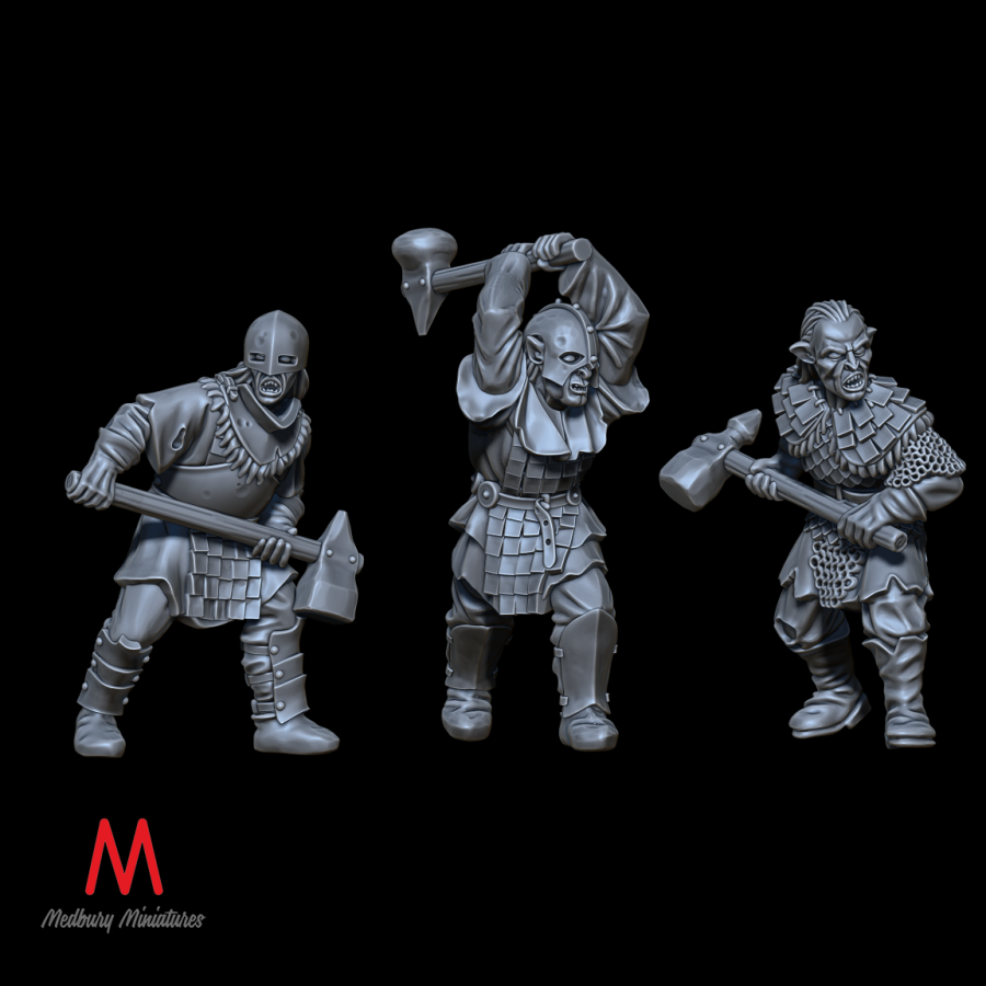 Ork Pöbel mit Zweihandwaffen