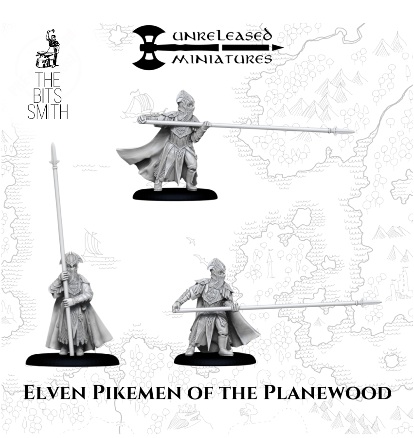Elven Pikemen of the Planewood