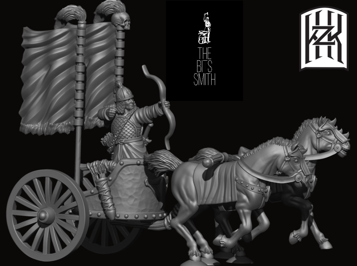 Chariot Rider: Chariot with Bow Warrior