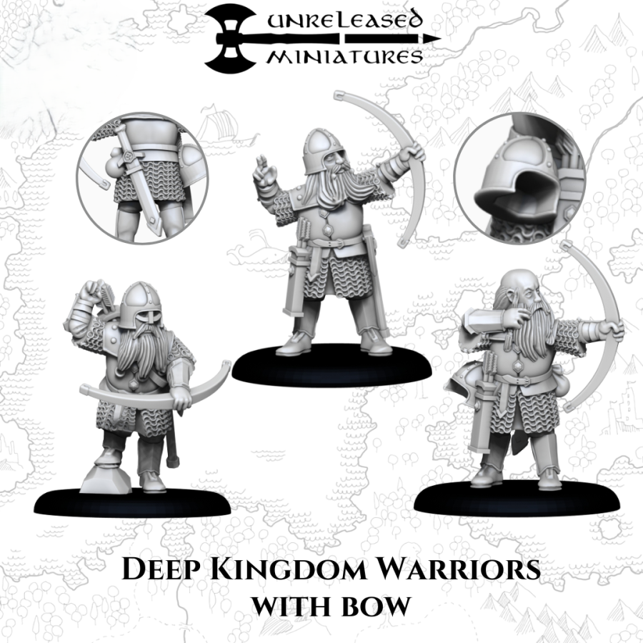 Deep Kingdom Krieger mit Bogen