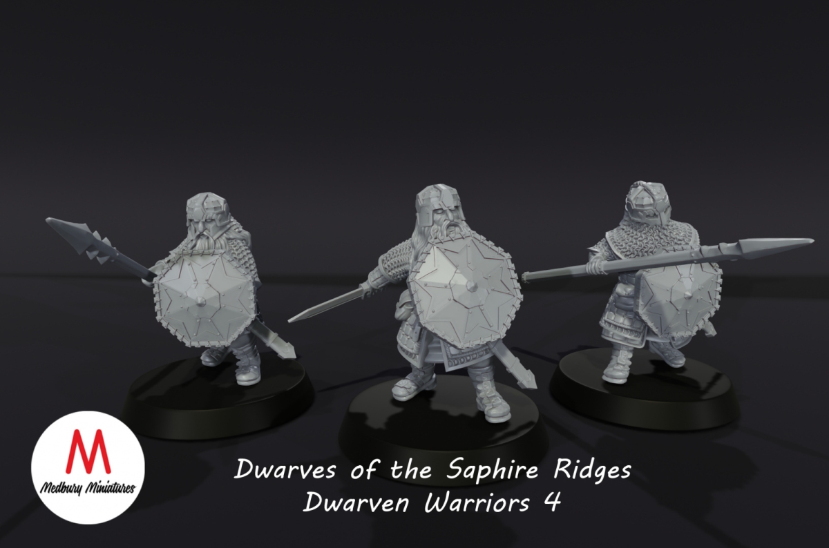 Armoured Dwarf Warriors