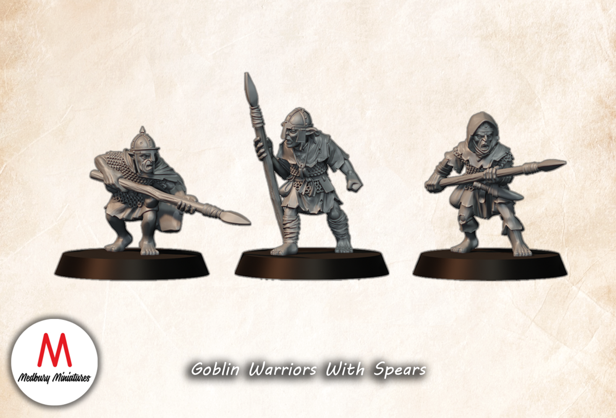 Goblin Krigerr mit Speeren