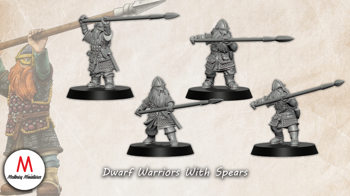 Dwarfs with spears