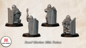 dwarf warriors with pavises