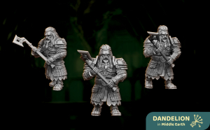 young dwarf king with axe