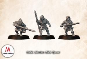 Goblin Krigerr mit Speeren