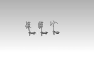 Orc axe with arm